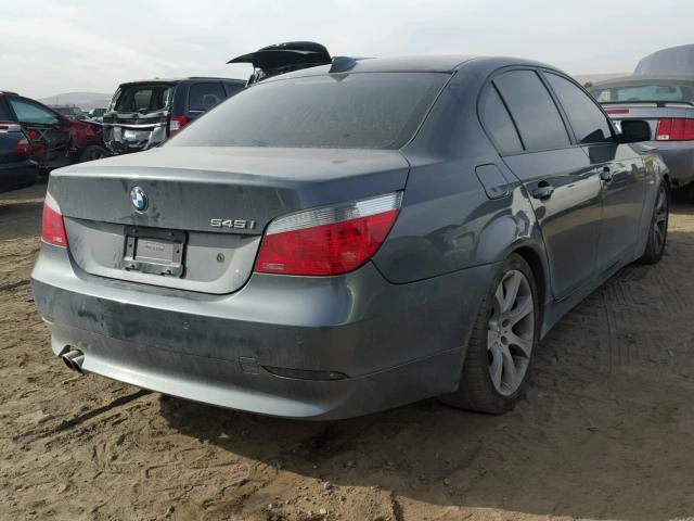 WBANB33514B112239 - 2004 BMW 545 I GRAY photo 4