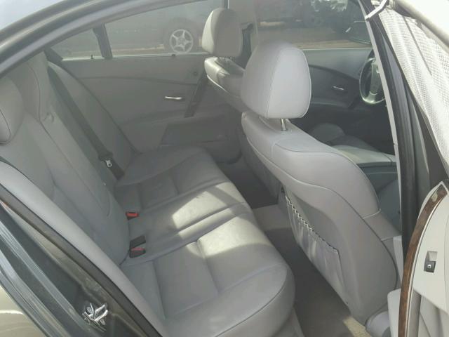 WBANB33514B112239 - 2004 BMW 545 I GRAY photo 6