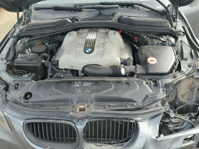 WBANB33514B112239 - 2004 BMW 545 I GRAY photo 7