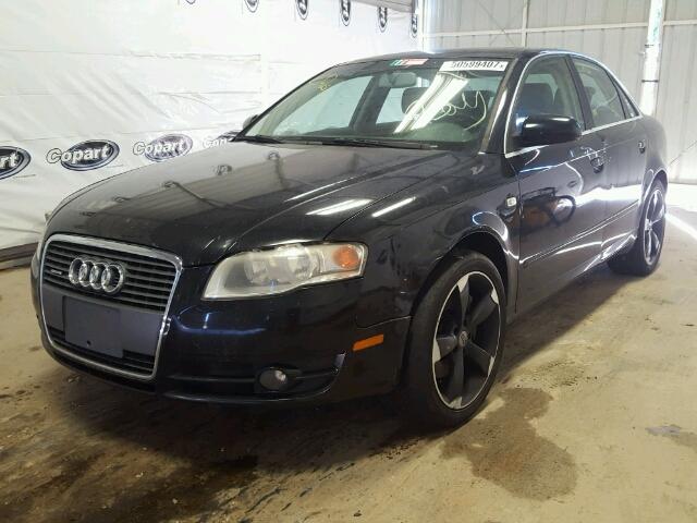 WAUDF98E07A255169 - 2007 AUDI A4 2.0T QU BLACK photo 2