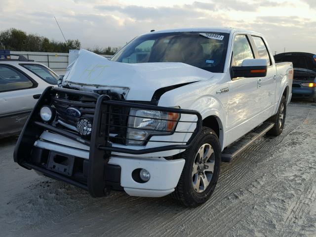 1FTEW1C82AKC33797 - 2010 FORD F150 SUPER WHITE photo 2