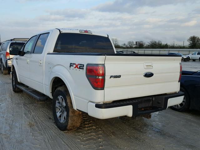 1FTEW1C82AKC33797 - 2010 FORD F150 SUPER WHITE photo 3