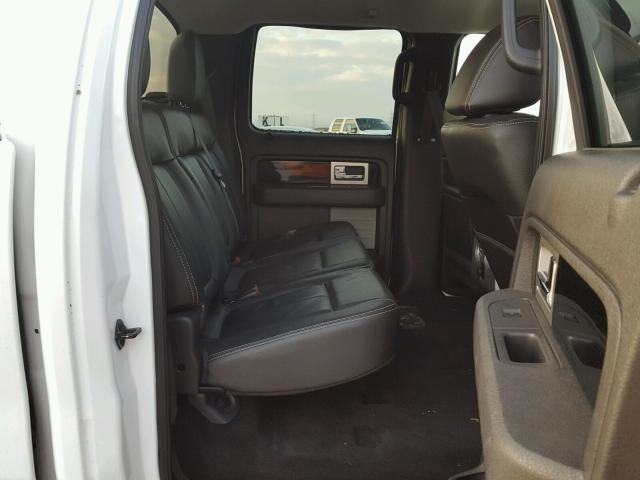 1FTEW1C82AKC33797 - 2010 FORD F150 SUPER WHITE photo 6