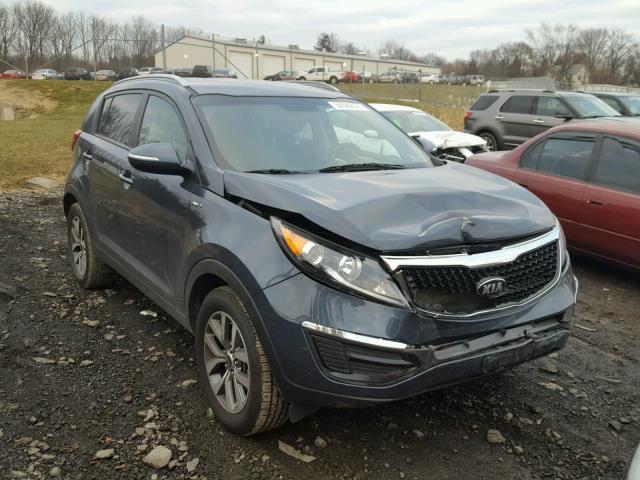 KNDPBCAC6E7602418 - 2014 KIA SPORTAGE L BLUE photo 1