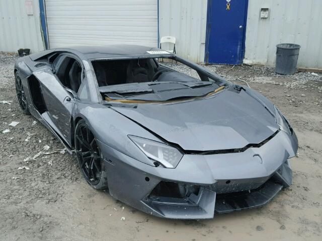 ZHWUC1ZD8DLA01805 - 2013 LAMBORGHINI AVENTADOR GRAY photo 1