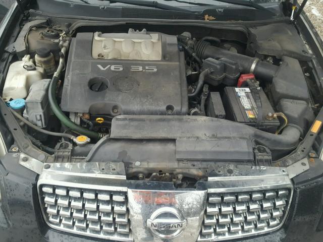 1N4BA41E45C863841 - 2005 NISSAN MAXIMA SE BLACK photo 7