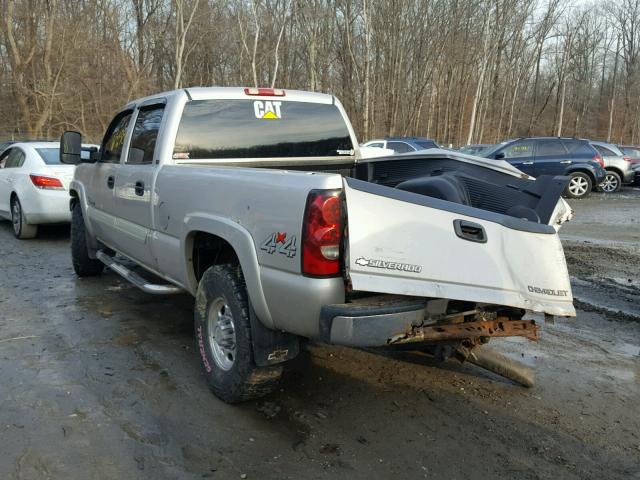 1GCHK23245F905772 - 2005 CHEVROLET SILVERADO TAN photo 3