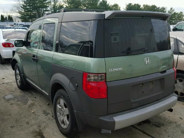 5J6YH286X3L053852 - 2003 HONDA ELEMENT EX GREEN photo 3