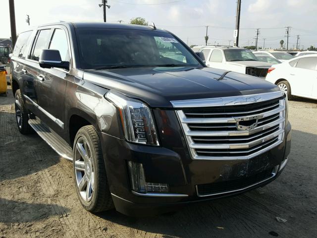 1GYS4HKJ6JR191089 - 2018 CADILLAC ESCALADE E GRAY photo 1