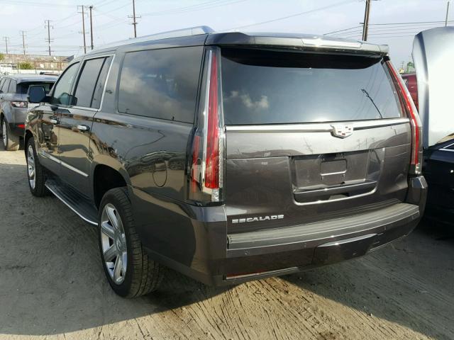 1GYS4HKJ6JR191089 - 2018 CADILLAC ESCALADE E GRAY photo 3