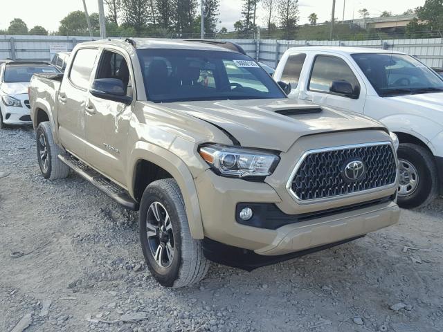 5TFCZ5AN4JX145948 - 2018 TOYOTA TACOMA DOU ბეჟი ფოტო 1