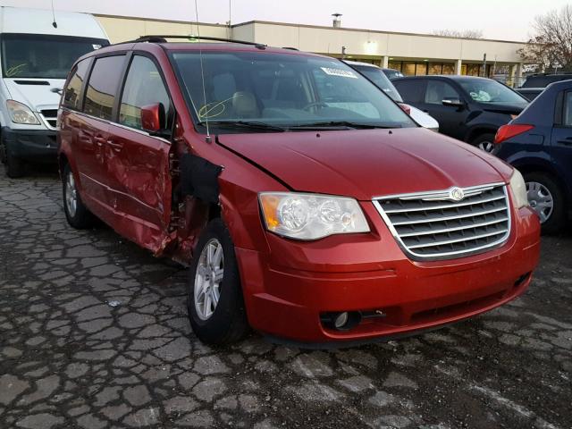 2A8HR54P58R835941 - 2008 CHRYSLER TOWN & COU RED photo 1