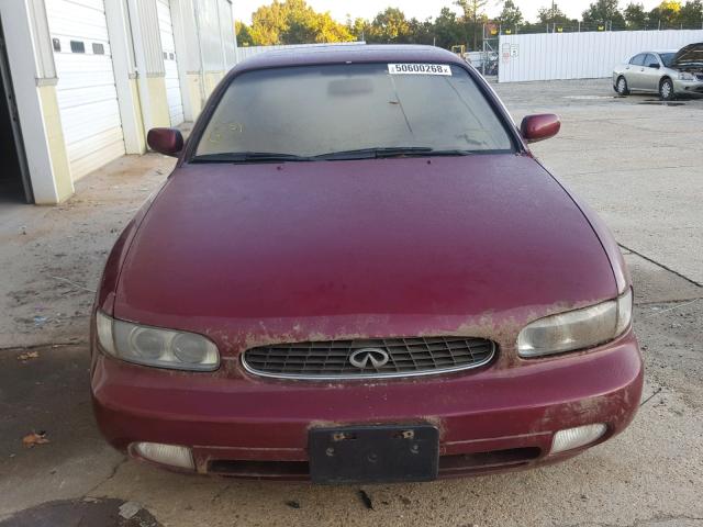 JNKAY21D7PM017230 - 1993 INFINITI J30 MAROON photo 9