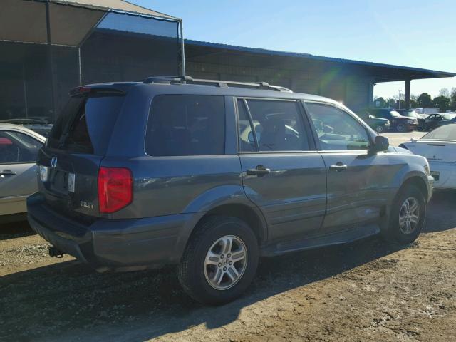 5FNYF18675B037667 - 2005 HONDA PILOT EXL GREEN photo 4