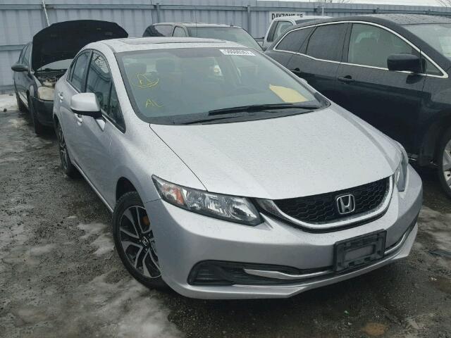 2HGFB2F58DH107772 - 2013 HONDA CIVIC LX SILVER photo 1