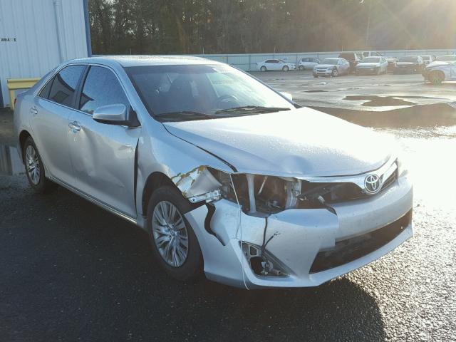 4T1BF1FKXCU047602 - 2012 TOYOTA CAMRY BASE SILVER photo 1