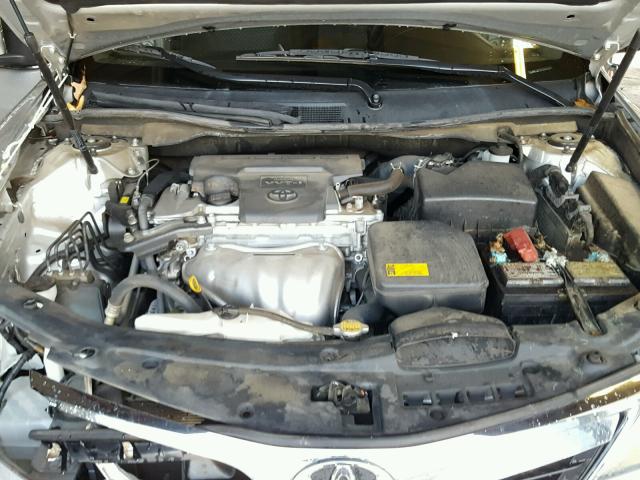 4T1BF1FKXCU047602 - 2012 TOYOTA CAMRY BASE SILVER photo 7