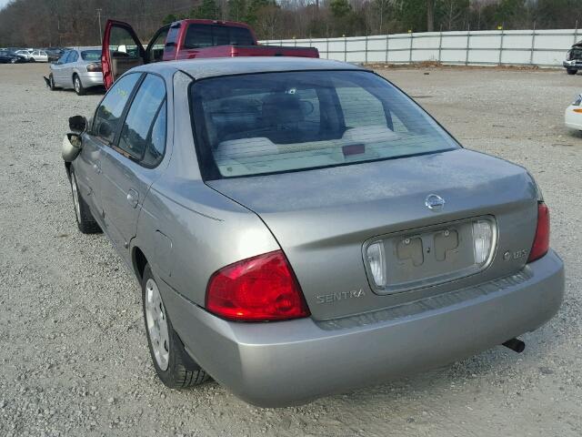 3N1CB51D04L918056 - 2004 NISSAN SENTRA 1.8 TAN photo 3