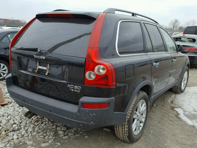 YV1CZ91H731004714 - 2003 VOLVO XC90 T6 BLACK photo 4