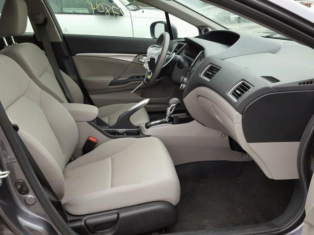 2HGFB2F89FH542149 - 2015 HONDA CIVIC EX გრაფიტი ფოტო 5