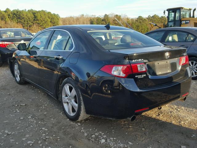 JH4CU2F69AC012168 - 2010 ACURA TSX BLACK photo 3