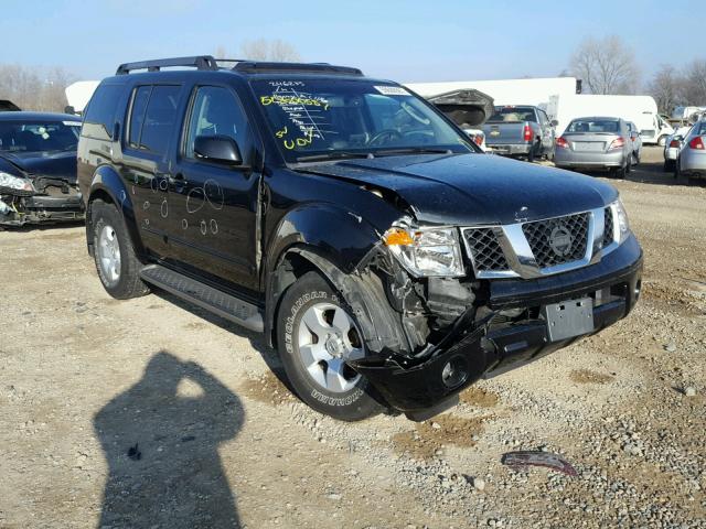 5N1AR18W47C636210 - 2007 NISSAN PATHFINDER BLACK photo 1