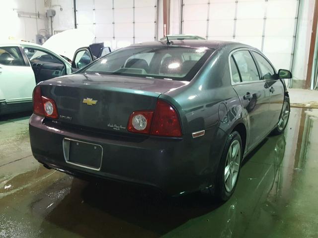 1G1ZB5EBXA4130136 - 2010 CHEVROLET MALIBU LS GRAY photo 4