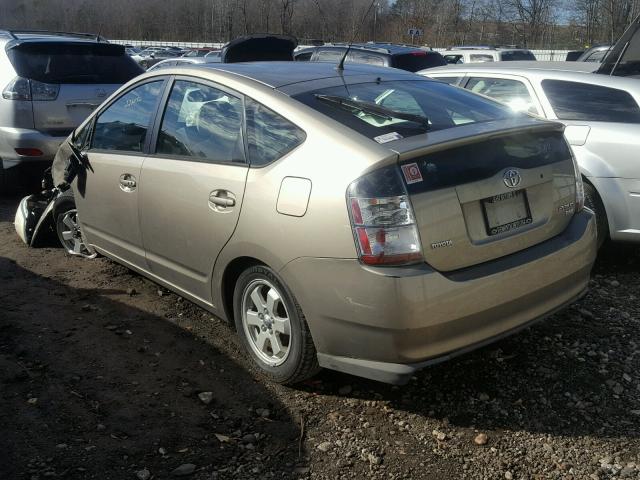 JTDKB20U640006862 - 2004 TOYOTA PRIUS GOLD photo 3