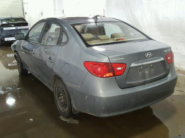 KMHDU4AD8AU042744 - 2010 HYUNDAI ELANTRA BL GRAY photo 3