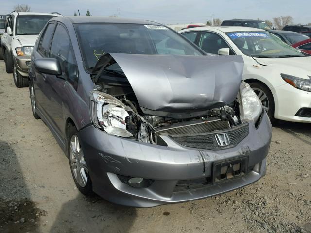 JHMGE8H40AC035836 - 2010 HONDA FIT SPORT GRAY photo 1