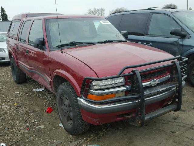 1GCDT13W21K233320 - 2001 CHEVROLET S TRUCK S1 RED photo 1