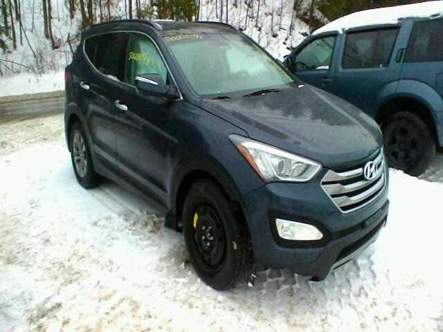 5XYZUDLB2GG336740 - 2016 HYUNDAI SANTA FE S BLUE photo 1