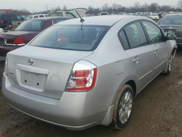 3N1AB61E48L628835 - 2008 NISSAN SENTRA 2.0 SILVER photo 4