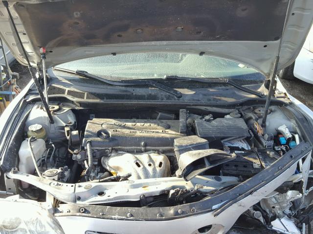 4T1BE46K27U617828 - 2007 TOYOTA CAMRY NEW SILVER photo 7