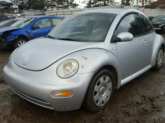 3VWBK21C63M429424 - 2003 VOLKSWAGEN NEW BEETLE SILVER photo 2