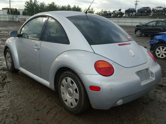 3VWBK21C63M429424 - 2003 VOLKSWAGEN NEW BEETLE SILVER photo 3