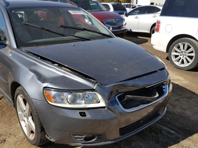 YV1MW382982417747 - 2008 VOLVO V50 2.4I GRAY photo 9