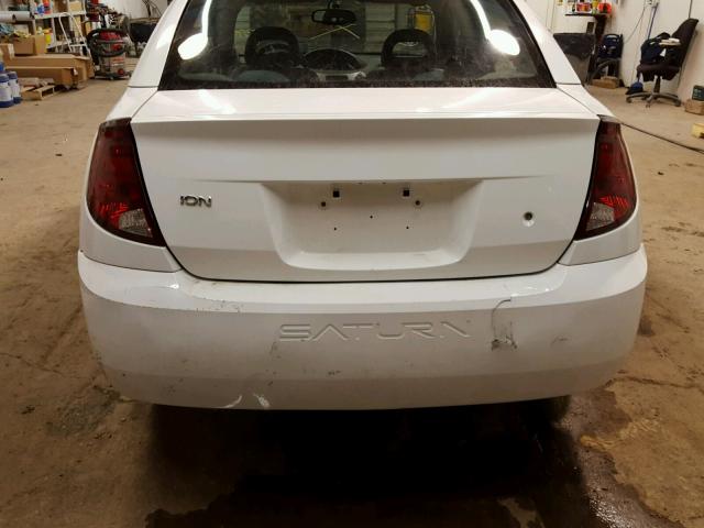 1G8AJ55F77Z119370 - 2007 SATURN ION LEVEL WHITE photo 9