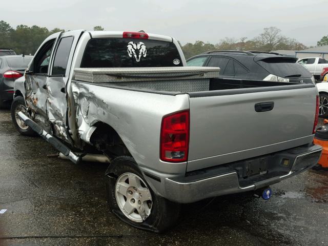 1D7HA18DX4S695892 - 2004 DODGE RAM 1500 S SILVER photo 3