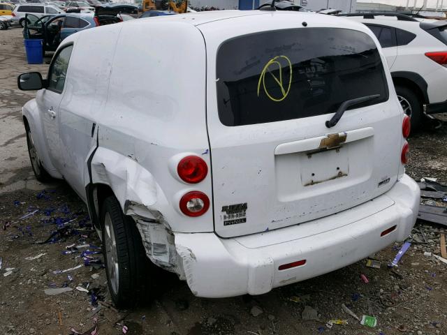 3GCCA85B79S586396 - 2009 CHEVROLET HHR PANEL WHITE photo 3