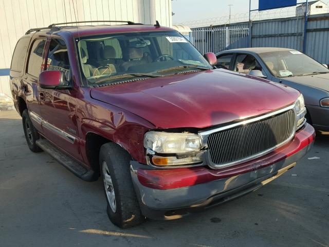 1GKEC13V36J120019 - 2006 GMC YUKON BURGUNDY photo 1