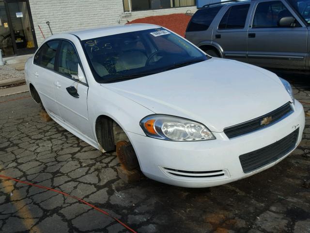 2G1WF5EK2B1156203 - 2011 CHEVROLET IMPALA LS WHITE photo 1