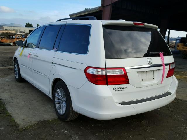 5FNRL38847B064595 - 2007 HONDA ODYSSEY TO WHITE photo 3