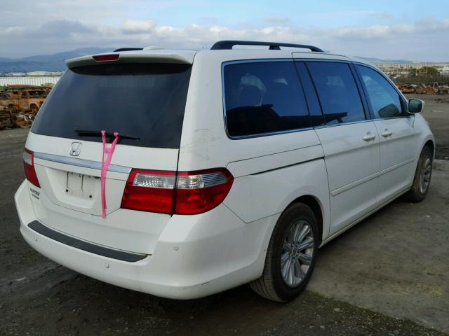 5FNRL38847B064595 - 2007 HONDA ODYSSEY TO WHITE photo 4