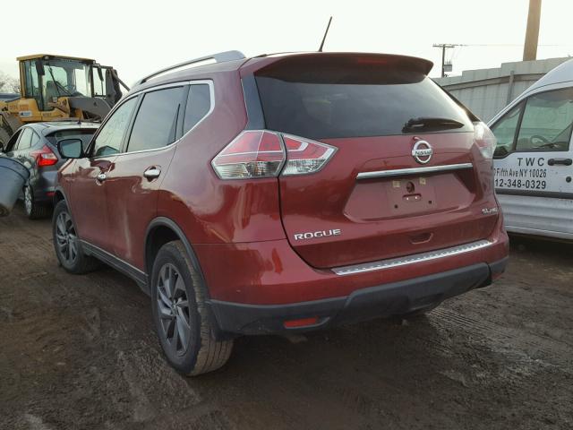 5N1AT2MV1GC759029 - 2016 NISSAN ROGUE S MAROON photo 3