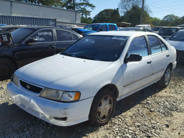 1N4AB41D7WC746014 - 1998 NISSAN SENTRA E WHITE photo 2