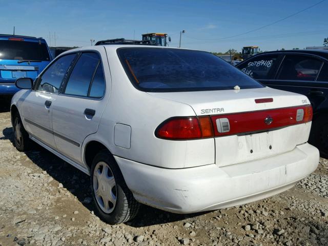 1N4AB41D7WC746014 - 1998 NISSAN SENTRA E WHITE photo 3