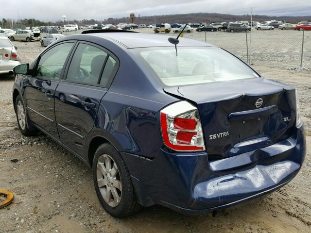 3N1AB61E88L629261 - 2008 NISSAN SENTRA 2.0 BLUE photo 3