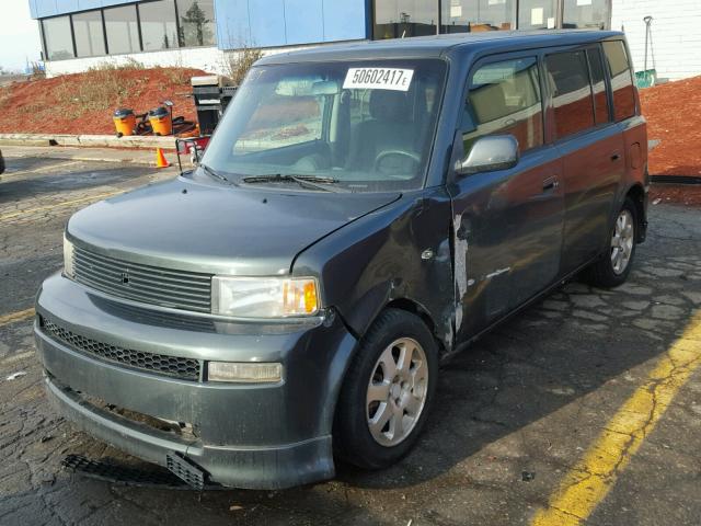 JTLKT324750178663 - 2005 TOYOTA SCION XB GRAY photo 2