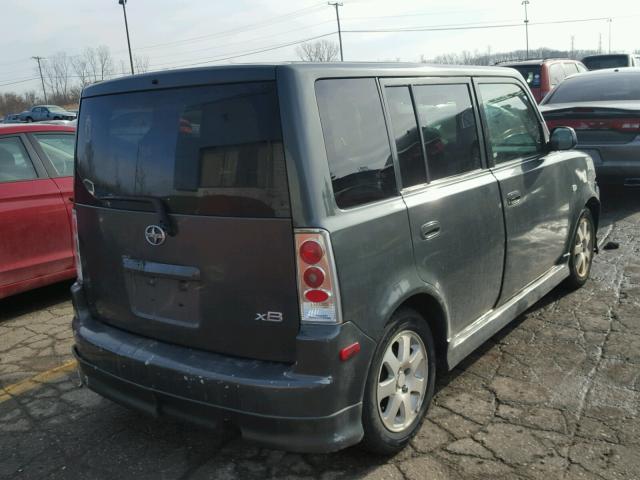 JTLKT324750178663 - 2005 TOYOTA SCION XB GRAY photo 4